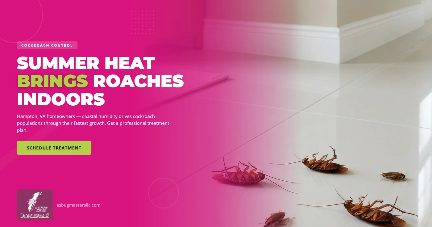 Cockroach Control in Hampton, VA